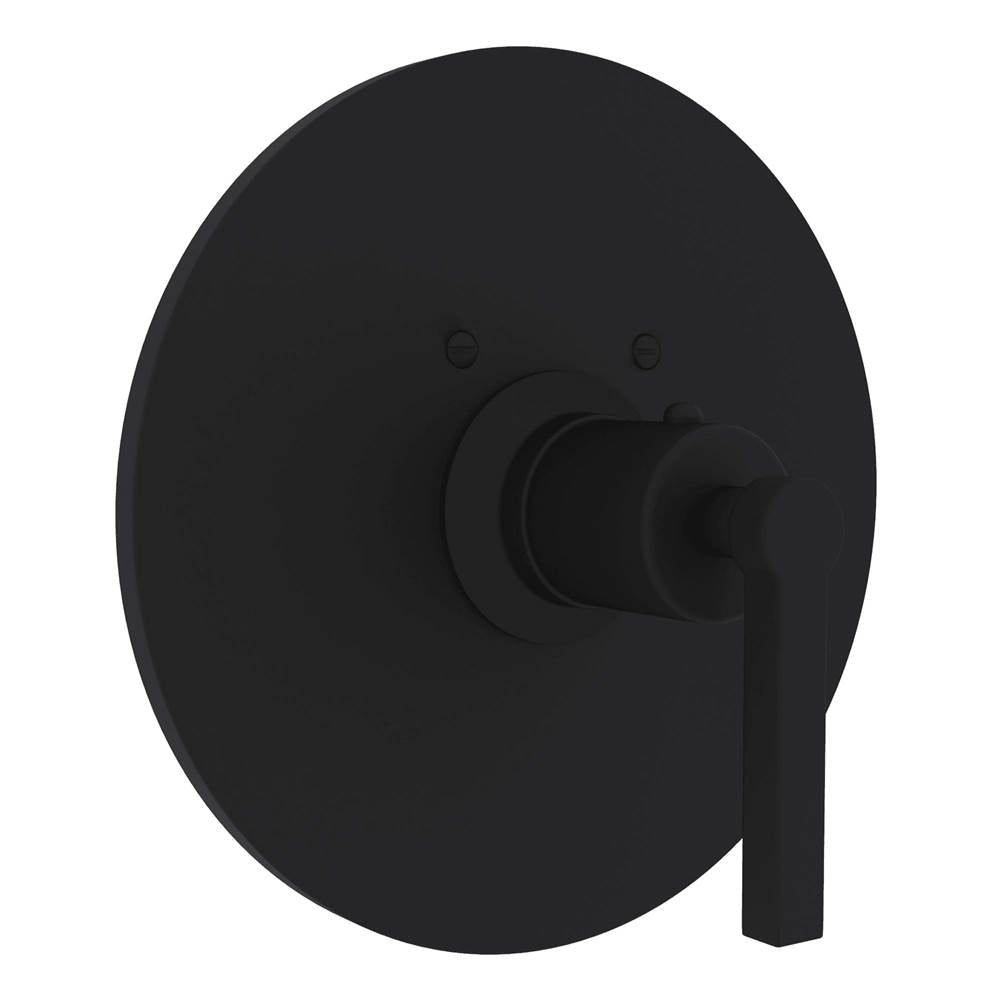 ROHL A4214LMMB Lombardia 3/4" Thermostatic Trim Without Volume Control In Matte Black