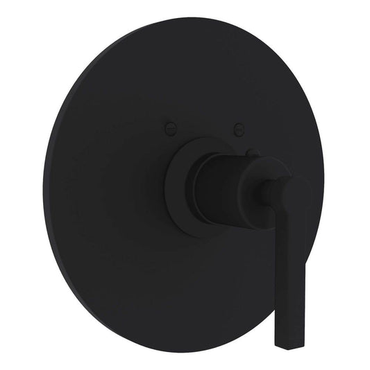 ROHL A4214LMMB Lombardia 3/4" Thermostatic Trim Without Volume Control In Matte Black