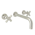 ROHL A2307XMPNTO-2 San Giovanni Wall Mount Lavatory Faucet In Polished Nickel