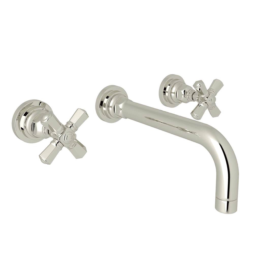 ROHL A2307XMPNTO-2 San Giovanni Wall Mount Lavatory Faucet In Polished Nickel