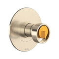 ROHL TEC44W1IWSNG Eclissi 1/2" Therm & Pressure Balance Trim with 2 Functions (No Share) In Satin Nickel/Satin Gold
