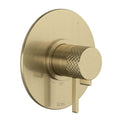 ROHL TTE47W1LMAG Tenerife 1/2" Therm & Pressure Balance Trim with 3 Functions (No Share) In Antique Gold