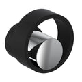 ROHL EC18W2IWMBC Eclissi Trim For Volume Control And Diverter In Matte Black/Polished Chrome