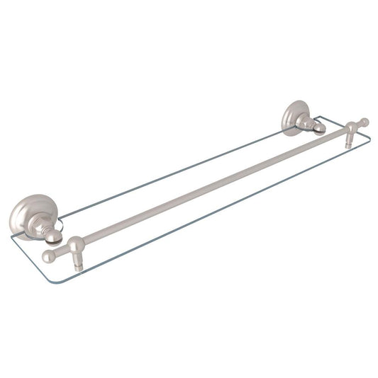 ROHL A1480STN Wall Mount Towel Shelf In Satin Nickel