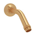 ROHL MB2010SG 7" Reach Wall Mount Shower Arm In Satin Gold