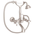 ROHL A1401XMSTN Exposed Wall Mount Tub Filler In Satin Nickel
