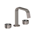 ROHL EC09D3IWSNC Eclissi Widespread Lavatory Faucet With U-Spout In Satin Nickel/Polished Chrome