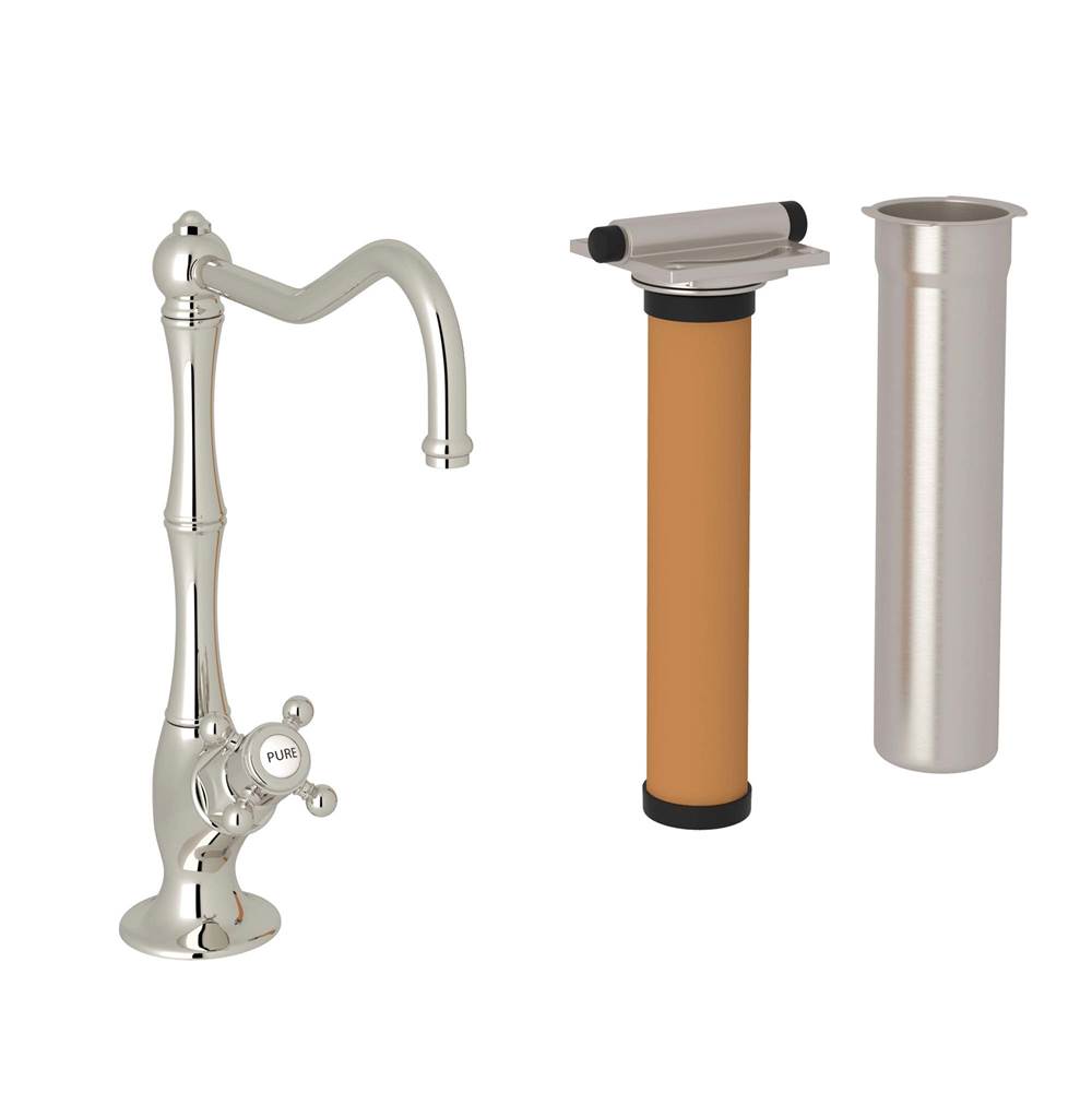 ROHL AKIT1435XMPN-2 Acqui Filter Kitchen Faucet Kit In Polished Nickel