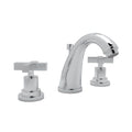 ROHL A1208XMAPC-2 Lombardia Widespread Lavatory Faucet With C-Spout In Polished Chrome