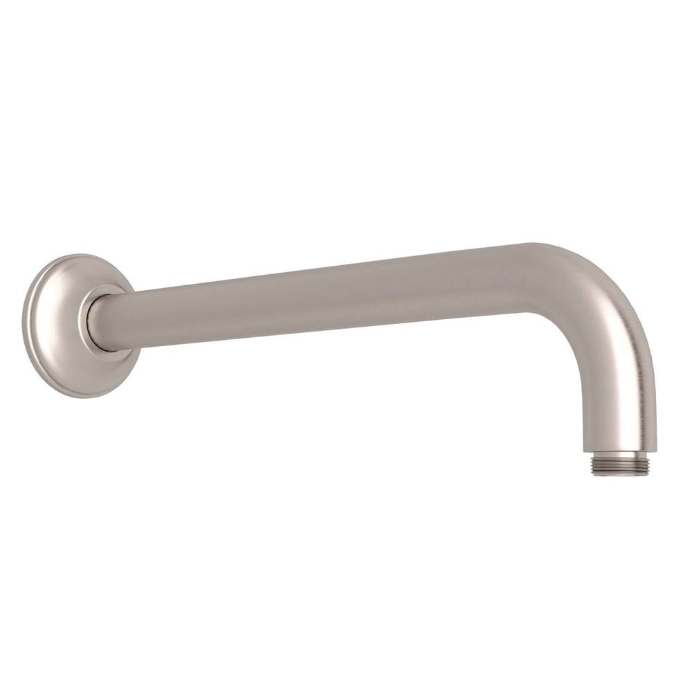 ROHL 1455/12STN 12" Reach Wall Mount Shower Arm In Satin Nickel
