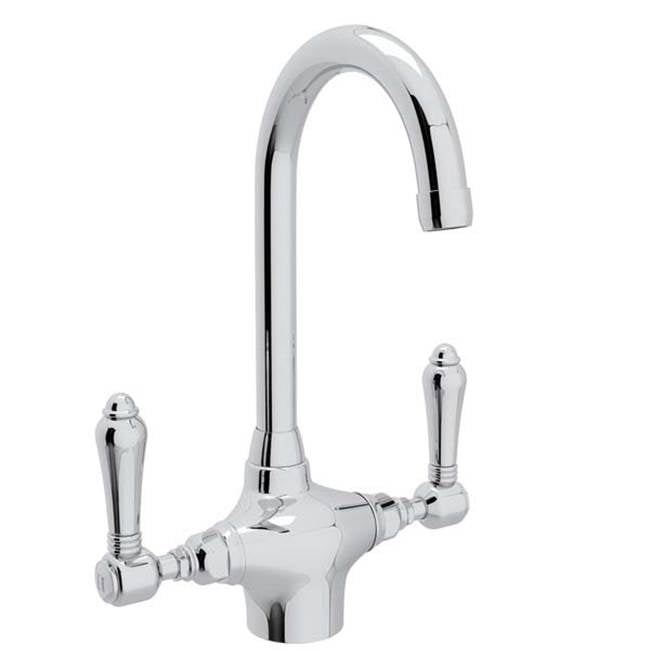 ROHL A1667LMAPC-2 San Julio Two Handle Bar/Food Prep Kitchen Faucet In Polished Chrome