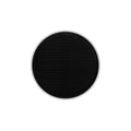 INFINITY DRAIN RW 5 BK RWD 5 5" Round Strainer with Wedge Wire Pattern Decorative Plate and 2" Throat in Matte Black for RWD 5