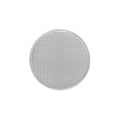 INFINITY DRAIN RWD 5-2A MW RWD 5 5" Round RWD 5 Complete Kit with Wedge Wire Pattern Decorative Plate in Matte White with ABS Drain Body, 2" Outlet