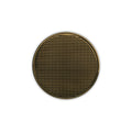 INFINITY DRAIN RWDB 5-P PB RWD 5 5" Round RWDB 5 Complete Kit with Wedge Wire Pattern Decorative Plate in Polished Brass with PVC Bonded Flange Drain Body, 2", 3" and 4" Outlet