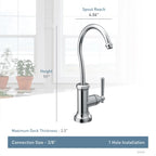 MOEN S5540 Sip Paterson  Beverage Faucet - Chrome