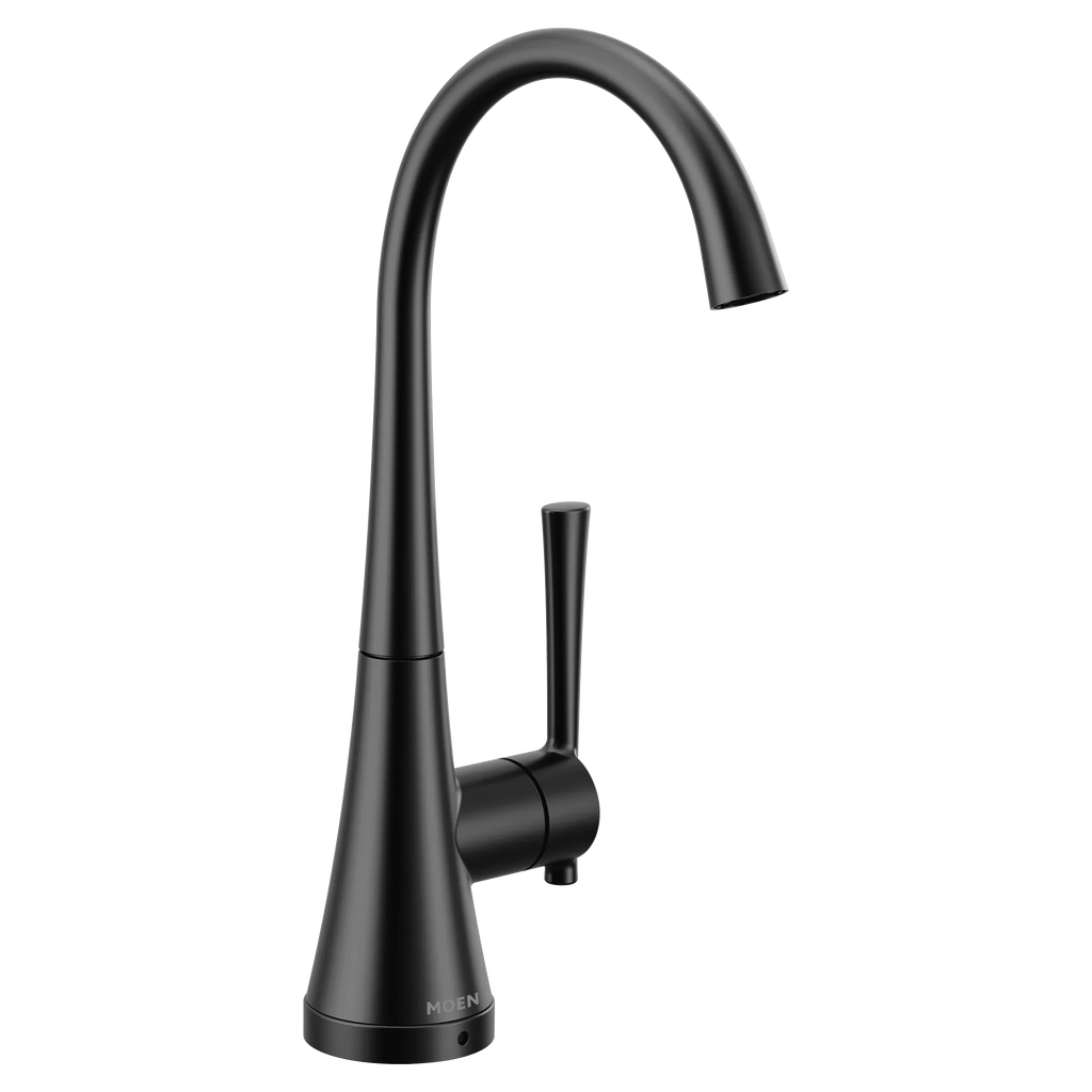 MOEN S5560BL One-Handle High Arc Single Mount Beverage Faucet - Matte Black