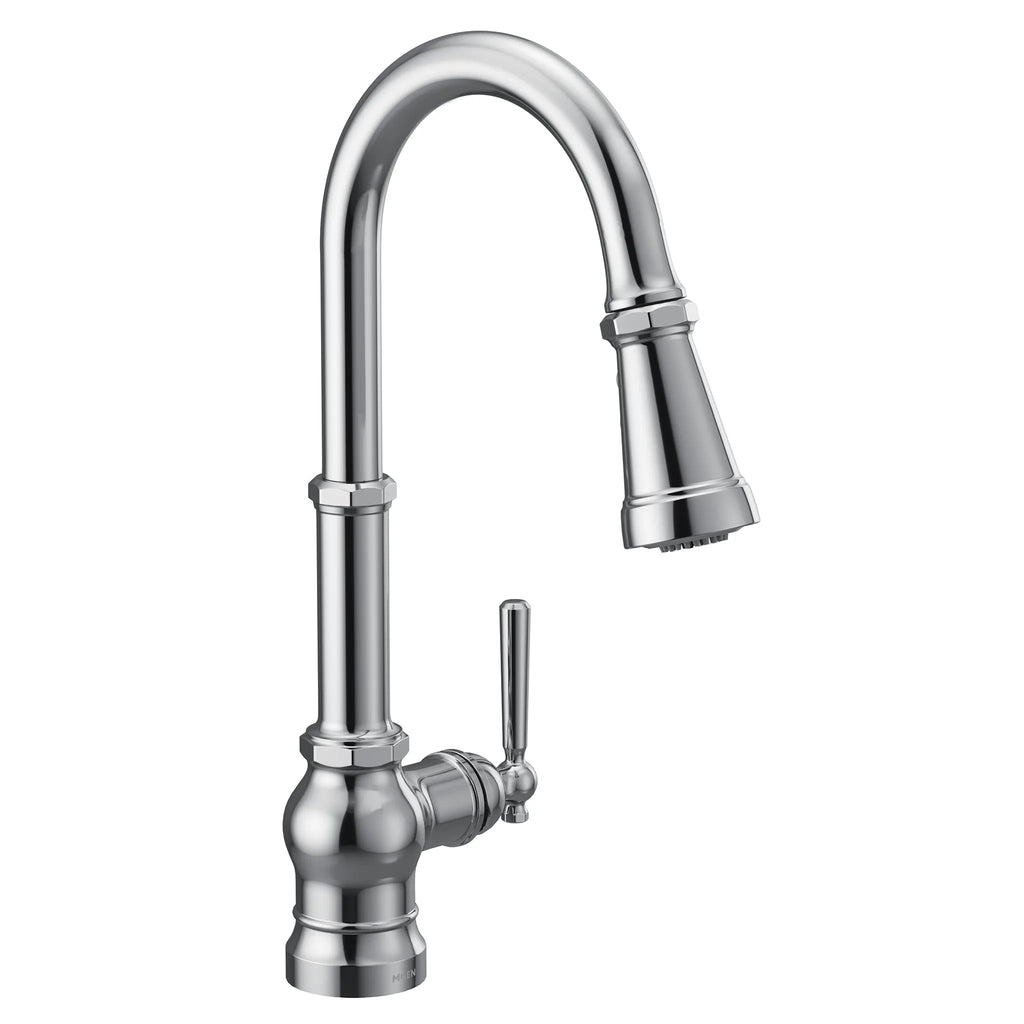 MOEN S72003 Paterson One-Handle High Arc Pulldown Kitchen Faucet - Chrome
