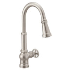 MOEN S52003SRS Paterson One-Handle Pulldown Bar Faucet - Spot Resist Stainless