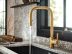 MOEN S74001EV2BG Tenon Motion Control Smart Pulldown Touchless Kitchen Faucet - Brushed Gold