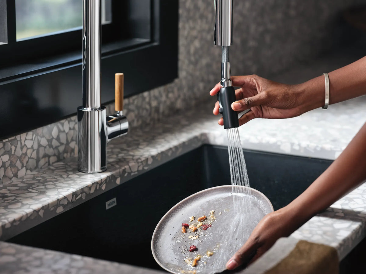 MOEN S74001EV2C Tenon Motion Control Smart Pulldown Touchless Kitchen Faucet - Chrome
