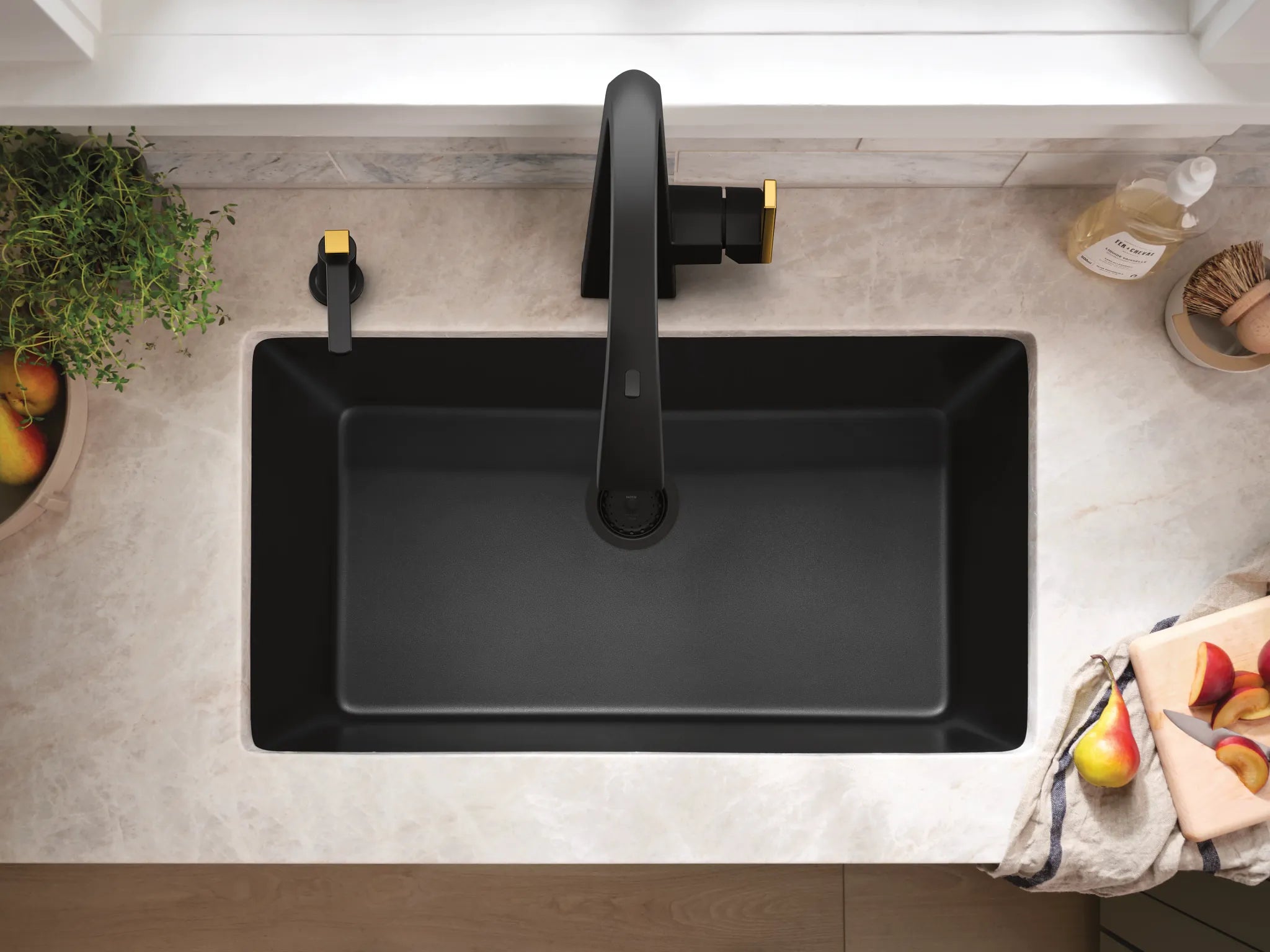 MOEN S3952BL Nio Soap Dispenser - Matte Black