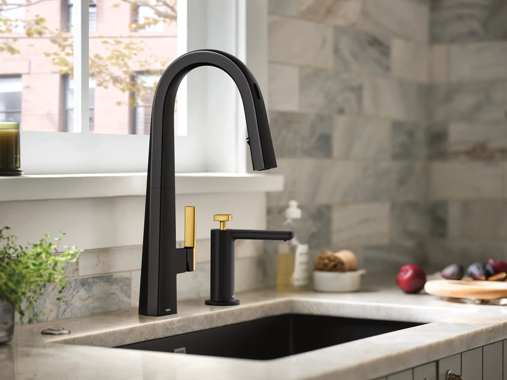 MOEN S3952BL Nio Soap Dispenser - Matte Black