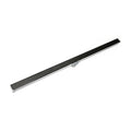 INFINITY DRAIN SDG 3896 GM S-DG 38 96" S-PVC Series Complete Kit with 1 1/2" Perforated Circle Pattern Grate in Gunmetal