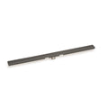 INFINITY DRAIN SGRAS 6572 GM S-GRAS 65 72" S-Stainless Steel Series Complete Kit with 2 1/2" Adhesion Style Grate in Gunmetal