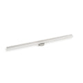 INFINITY DRAIN SGRAS 9936-A MW S-GR 99 36" S-Stainless Steel Series High Flow Complete Kit with 2 1/2" Adhesion Style Grate in Matte White with ABS Drain Body, 3" Outlet