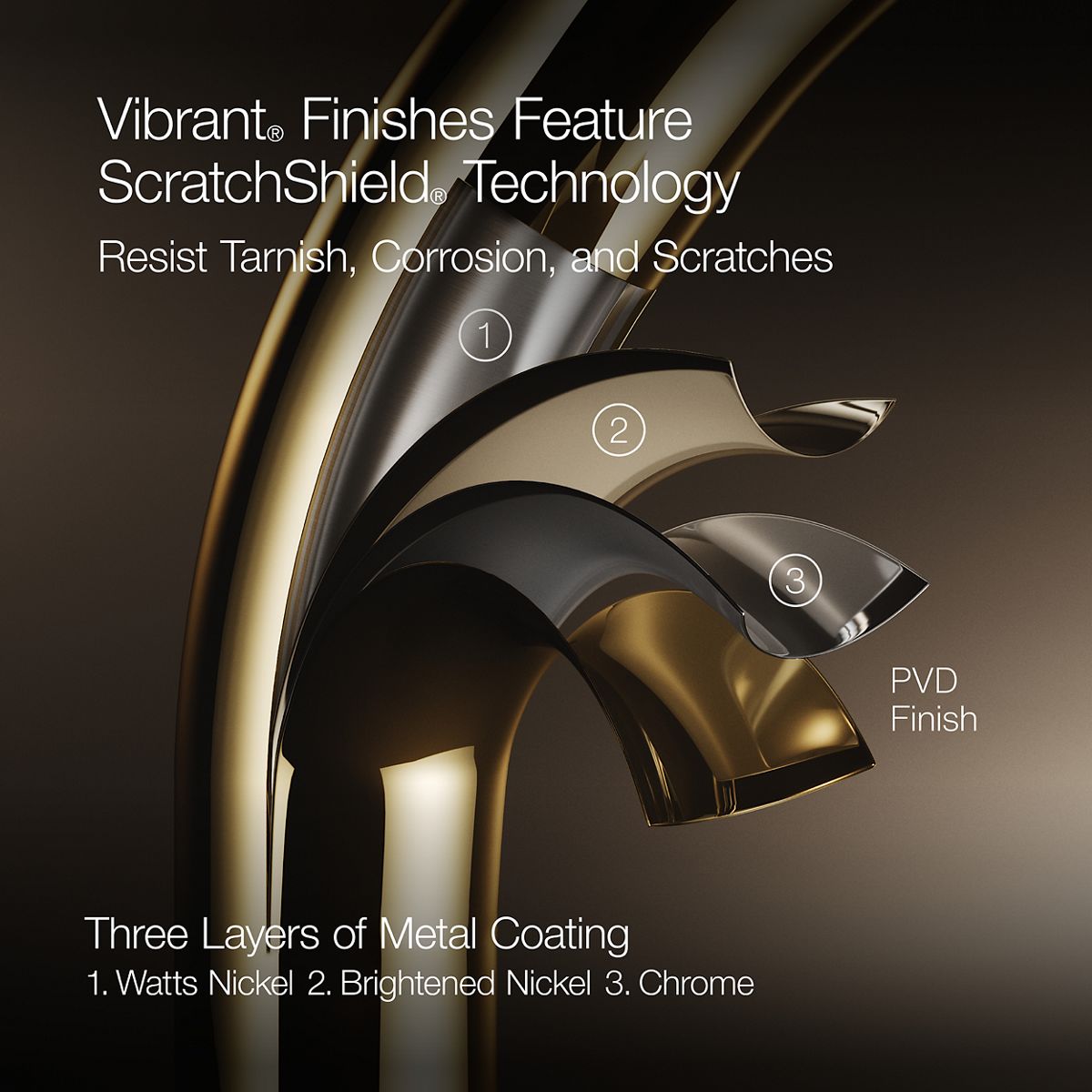 Graze Touchless pull-down kitchen sink faucet with KOHLER Konnect and three-function sprayhead, feature detail, K-22068-WB-VS