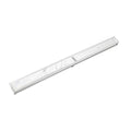 INFINITY DRAIN STIF 6580 MW S-TIF 65 80" S-PVC Series Complete Kit with Tile Insert Frame in Matte White