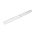 INFINITY DRAIN STIF AS 6580 MW S-TIFAS 65 80" S-Stainless Steel Series Complete Kit with Tile Insert Frame in Matte White