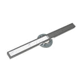 INFINITY DRAIN STIF AS 9948-I GM S-TIFAS 99 48" S-Stainless Steel Series High Flow Complete Kit with Tile Insert Frame in Gunmetal with Cast Iron Drain Body, 3" No Hub Outlet