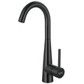 FRANKE STL-BR-IBK Steel 14.4-in Single Handle Swivel Spout Kitchen Prep / Bar Faucet in Industrial Black, STL-BR-IBK
