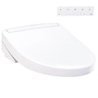 TOTO SW3446#01 Washlet S5 Elongated Electronic Bidet Toilet Seat - Cotton White