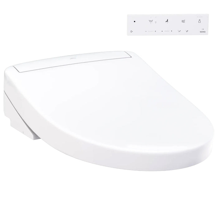 TOTO SW3446#01 Washlet S5 Elongated Electronic Bidet Toilet Seat - Cotton White