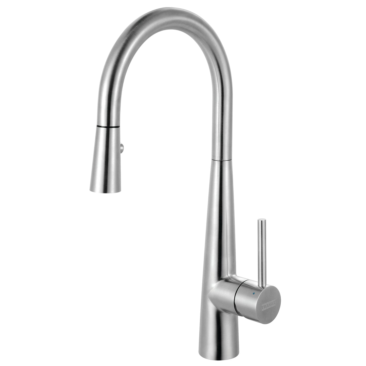 FRANKE STL-PR-304 Steel 16.7-in Single Handle Pull-Down Kitchen Faucet in Stainless Steel In Stainless Steel