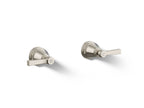 KOHLER K-T13141-4A-BN Pinstripe Pure Deck-Mount Bath Faucet Handle Trim With Lever Design - Vibrant Brushed Nickel