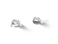 KOHLER K-T13141-4A-CP Pinstripe Pure Deck-Mount Bath Faucet Handle Trim With Lever Design - Polished Chrome