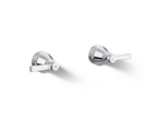 KOHLER K-T13141-4A-CP Pinstripe Pure Deck-Mount Bath Faucet Handle Trim With Lever Design - Polished Chrome