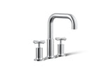 KOHLER K-T14428-3-CP Purist Deck-Mount Bath Faucet Trim With Cross Handles - Polished Chrome