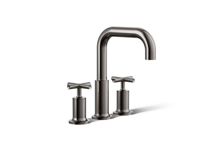 KOHLER K-T14428-3-TT Purist Deck-mount bath faucet trim with Cross handles - Vibrant Titanium