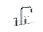 KOHLER K-T14428-4-CP Purist Deck-Mount Bath Faucet Trim With Lever Handles - Polished Chrome