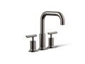 KOHLER K-T14428-4-TT Purist Deck-Mount Bath Faucet Trim With Lever Handles - Vibrant Titanium