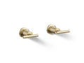 KOHLER K-T14429-4-AF Purist Deck- Or Wall-Mount Bath Faucet Handle Trim With Lever Design - Vibrant French Gold