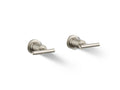 KOHLER K-T14429-4-BN Purist Deck- Or Wall-Mount Bath Faucet Handle Trim With Lever Design - Vibrant Brushed Nickel