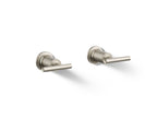 KOHLER K-T14429-4-BN Purist Deck- Or Wall-Mount Bath Faucet Handle Trim With Lever Design - Vibrant Brushed Nickel