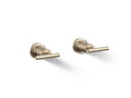 KOHLER K-T14429-4-BV Purist Deck- Or Wall-Mount Bath Faucet Handle Trim With Lever Design - Vibrant Brushed Bronze