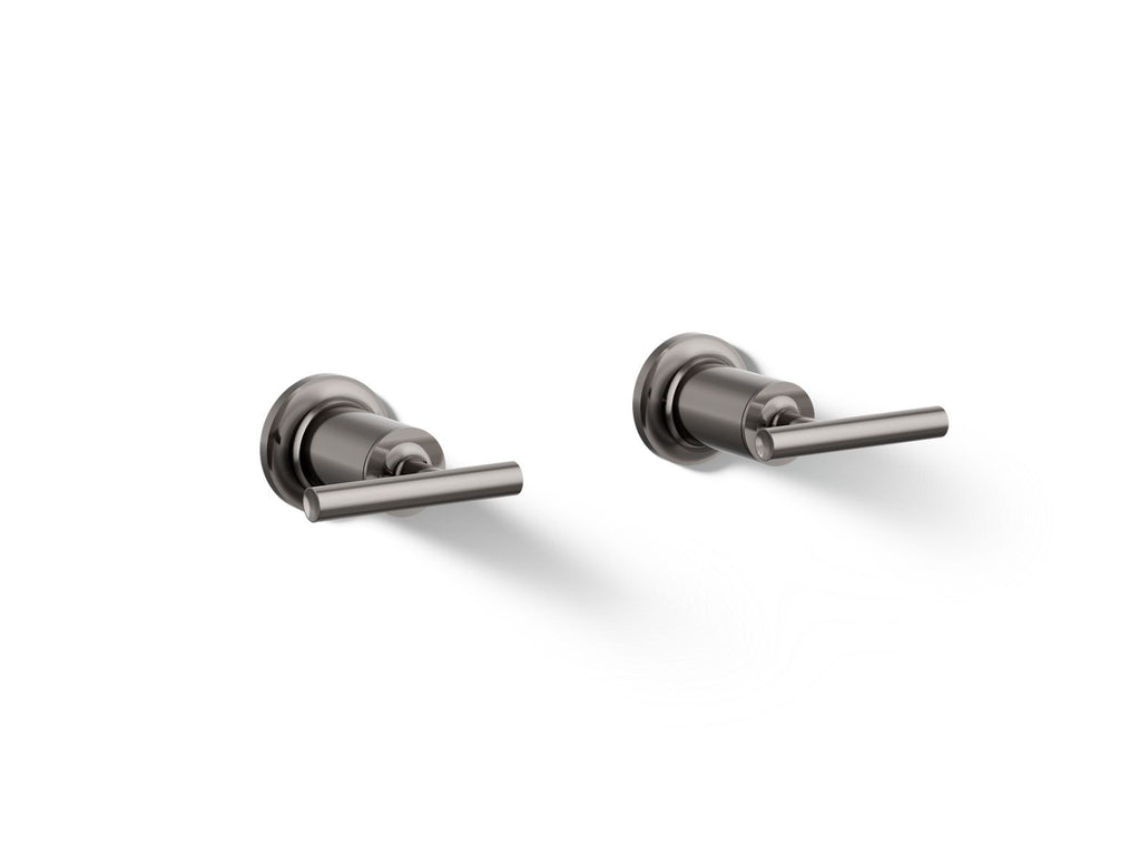 KOHLER K-T14429-4-TT Purist Deck- Or Wall-Mount Bath Faucet Handle Trim With Lever Design - Vibrant Titanium