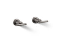 KOHLER K-T14429-4-TT Purist Deck- Or Wall-Mount Bath Faucet Handle Trim With Lever Design - Vibrant Titanium